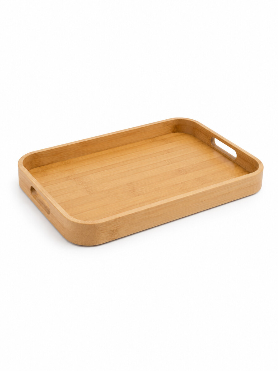 BANDEJA BAMBU RECTANGULAR - MADERA 