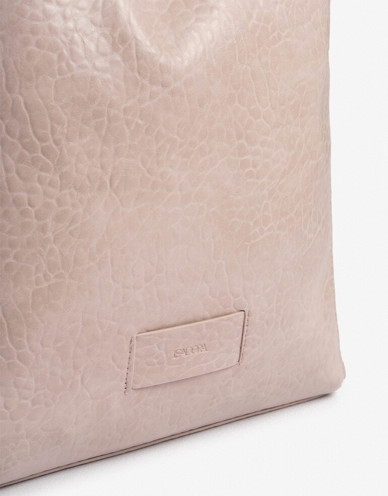 Shopper Shopper Con Doble Asa - Rosa Viejo