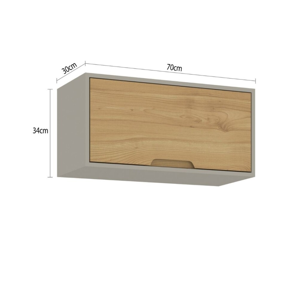 AÉREO - AUXILIAR 1 PUERTA LINEA WOOD GRIS