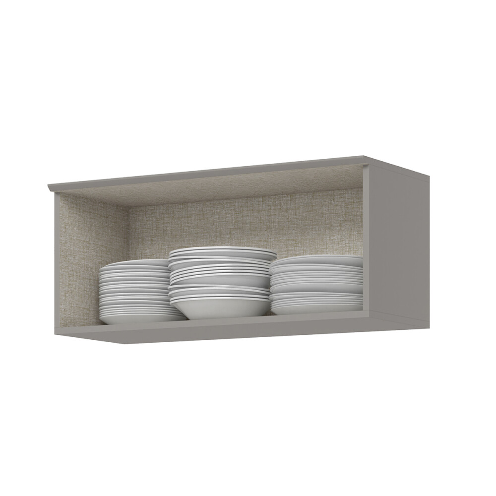 Aéreo 1 puerta - Línea americana gris
