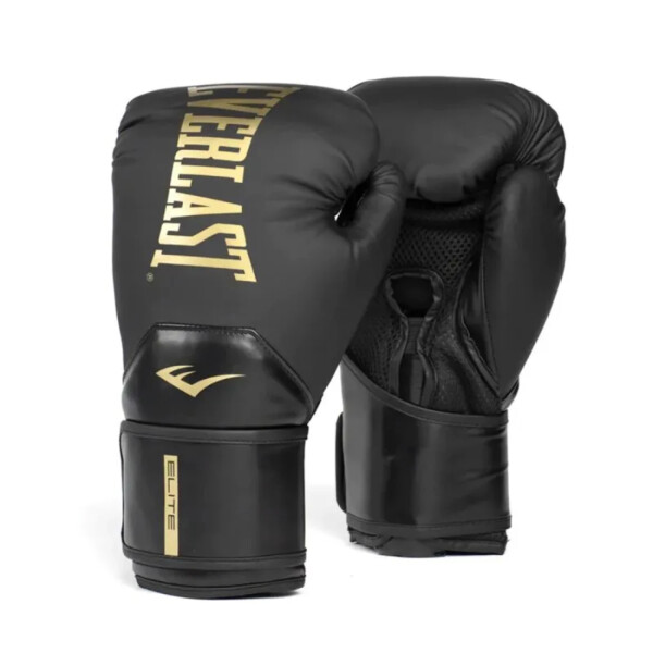 Guantes De Boxeo Everlast Elite 2 Boxing Gloves Negro/Dorado