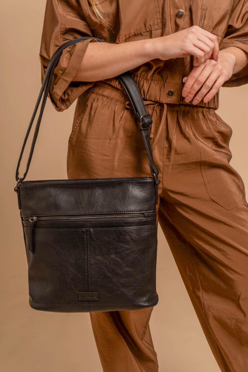 BANDOLERA MORRAL QUINA - NEGRO 