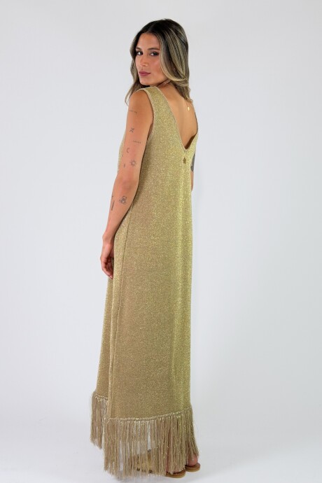 VESTIDO LUMINA Dorado