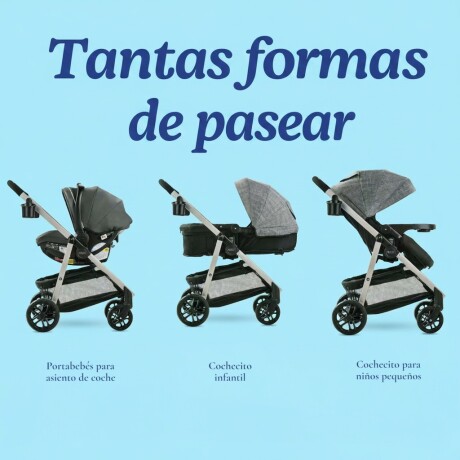 Travel System MODES PRAMMETTE LX asiento 2 en 1 con babysilla y base Travel System MODES PRAMMETTE LX asiento 2 en 1 con babysilla y base