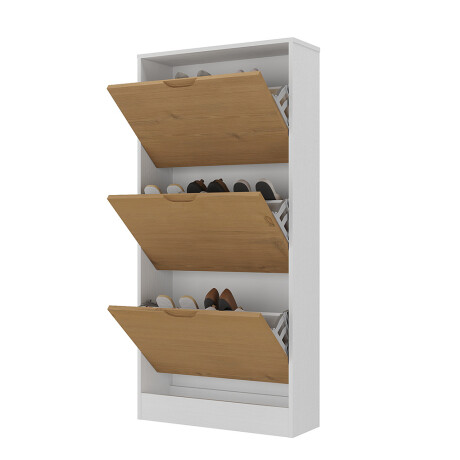 Zapatera Linea Veneza Blanco/Miel