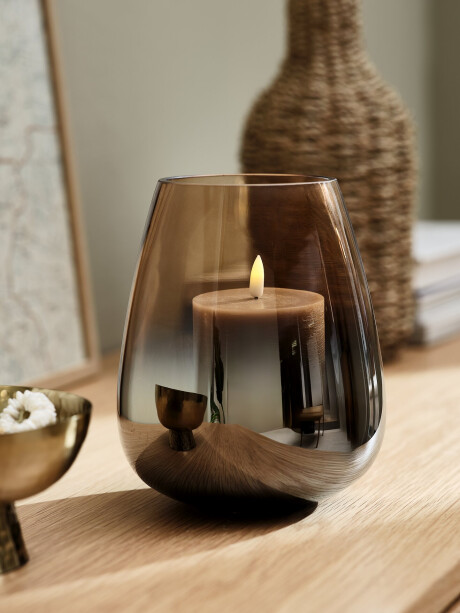 Portavelas ASKUR Ø15xA18cm cristal Portavelas ASKUR Ø15xA18cm cristal