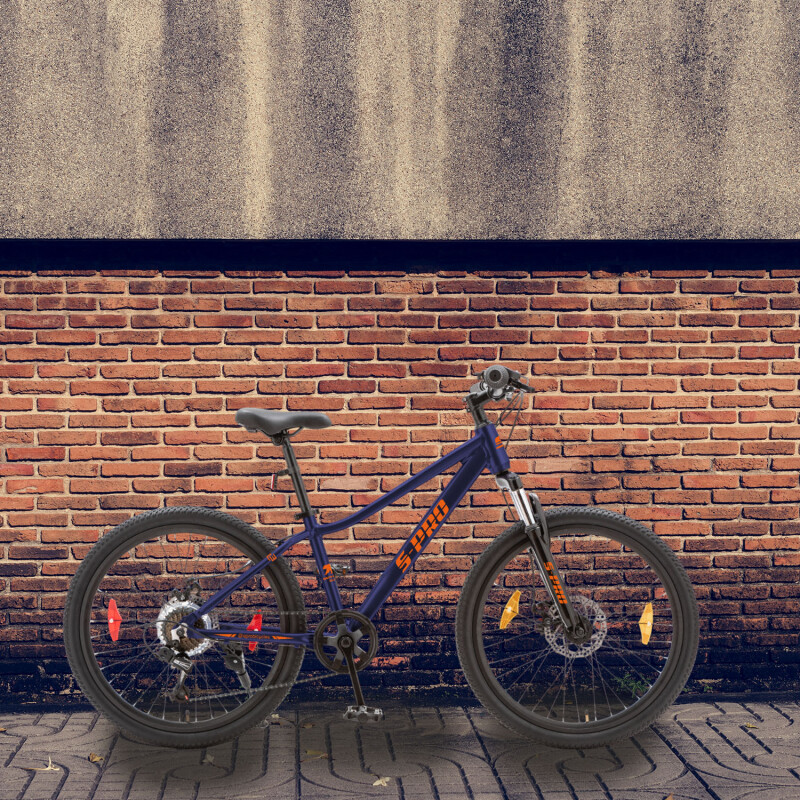 Bicicleta S-PRO Kodiak Rodado 24 con 7 Velocidades Azul