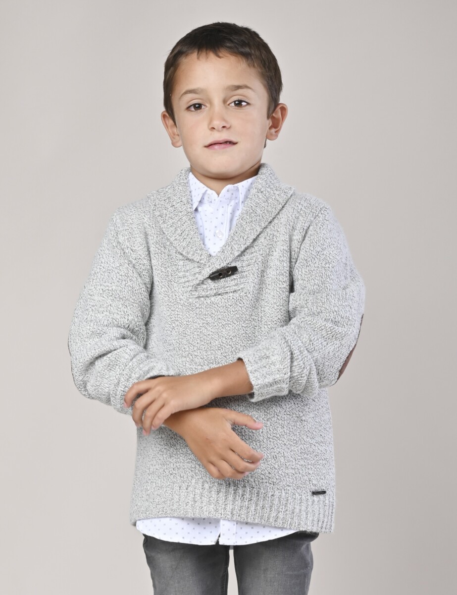 Sweater Burgos Boy - Gris Melange 
