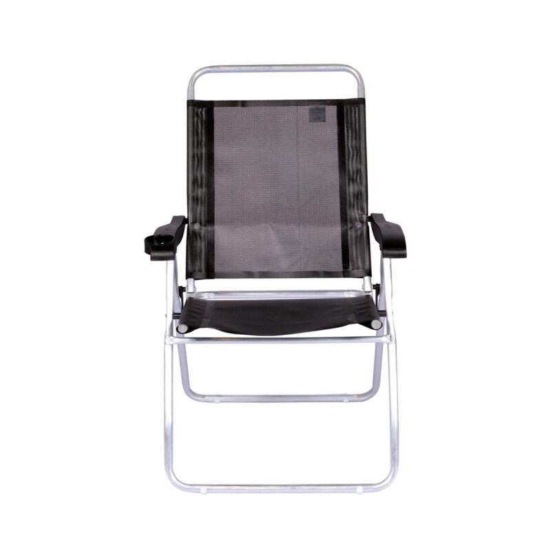 Silla Alta Boreal 4 Posciones Aluminio NEGRO