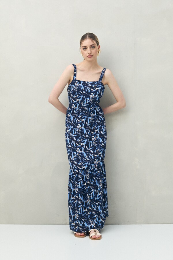 VESTIDO COCO Celeste Cielo