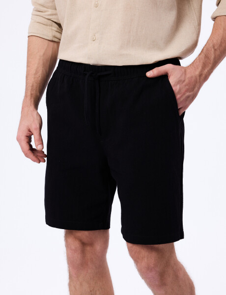 Short lino negro