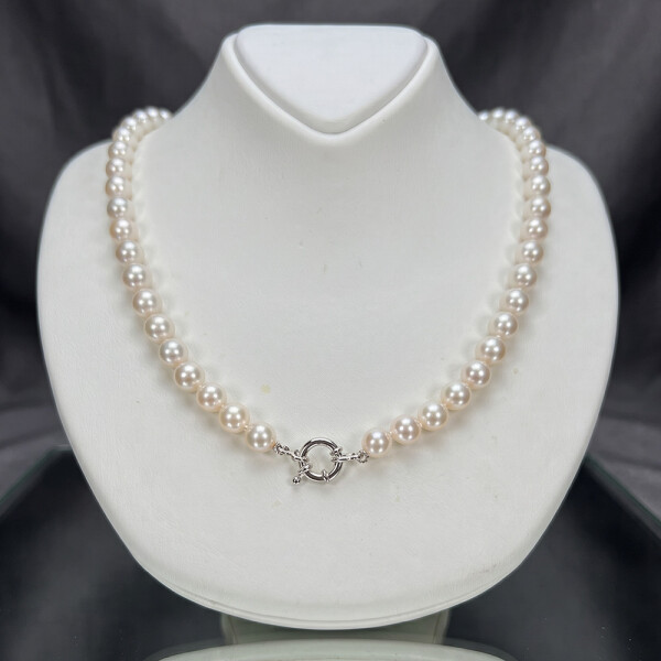 Collar Élia de perlas MOON con broche de plata 925 Collar Élia de perlas MOON con broche de plata 925