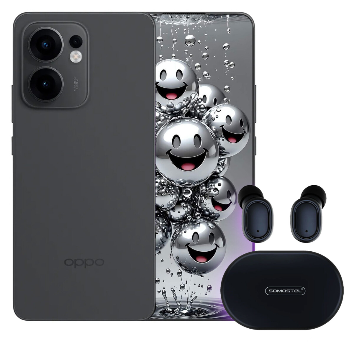 Oppo Reno 13f 12gb Ram 256gb 5g + Regalo - PK CEL OPPO RENO 13F 12/256 NEGRO +REGAL 
