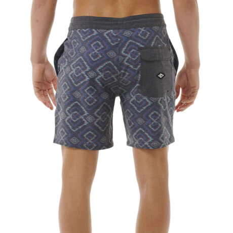 Boardshort Rip Curl Distorted Gem Layday Azul Negro