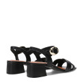 Sandalias de Mujer Bottero Cruzada Con Tobillera Rojo