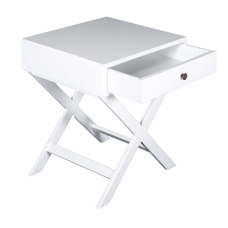 MESA DE LUZ MADERA-DE-MANGO BLANCO JUKE