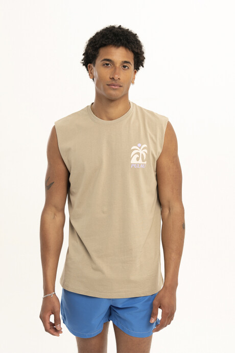 Musculosa Pulau Indo Marrón