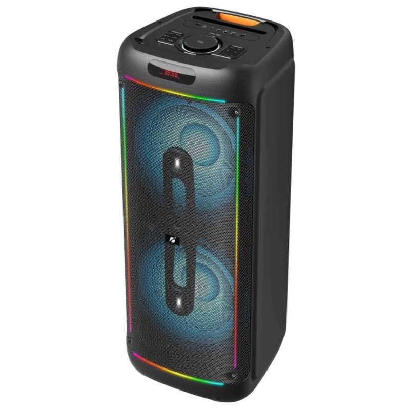 Parlante portatil Bluetooth KTS-1939 2x15" con microfono Parlante portatil Bluetooth KTS-1939 2x15" con microfono