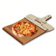 Pala Para Pizza De Madera Con Banda Deslizante Sin Color