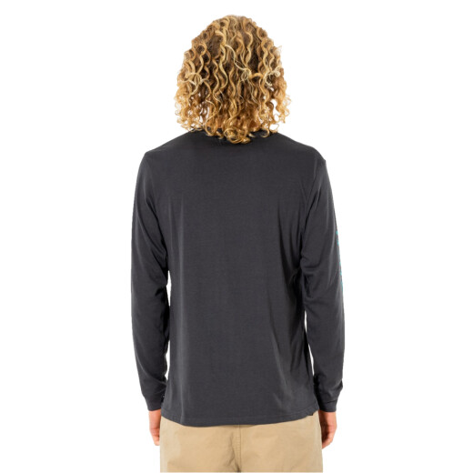 Remera ML Rip Curl FADE OUT ICON L/S TEE - Negro Remera ML Rip Curl FADE OUT ICON L/S TEE - Negro