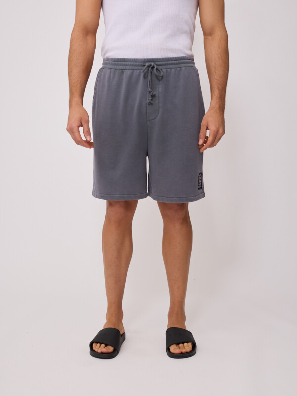SHORT FELPA KUINO RUSTY Gris Claro