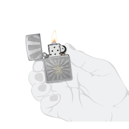 Encendedor ZIPPO 48657 C/Diseño Plata 0