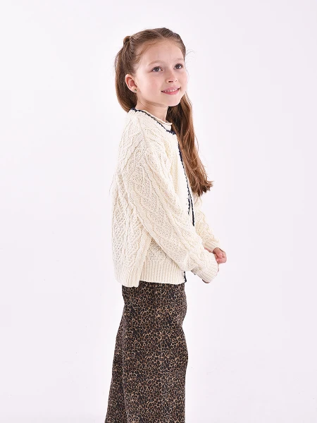 CARDIGAN LEA CRUDO