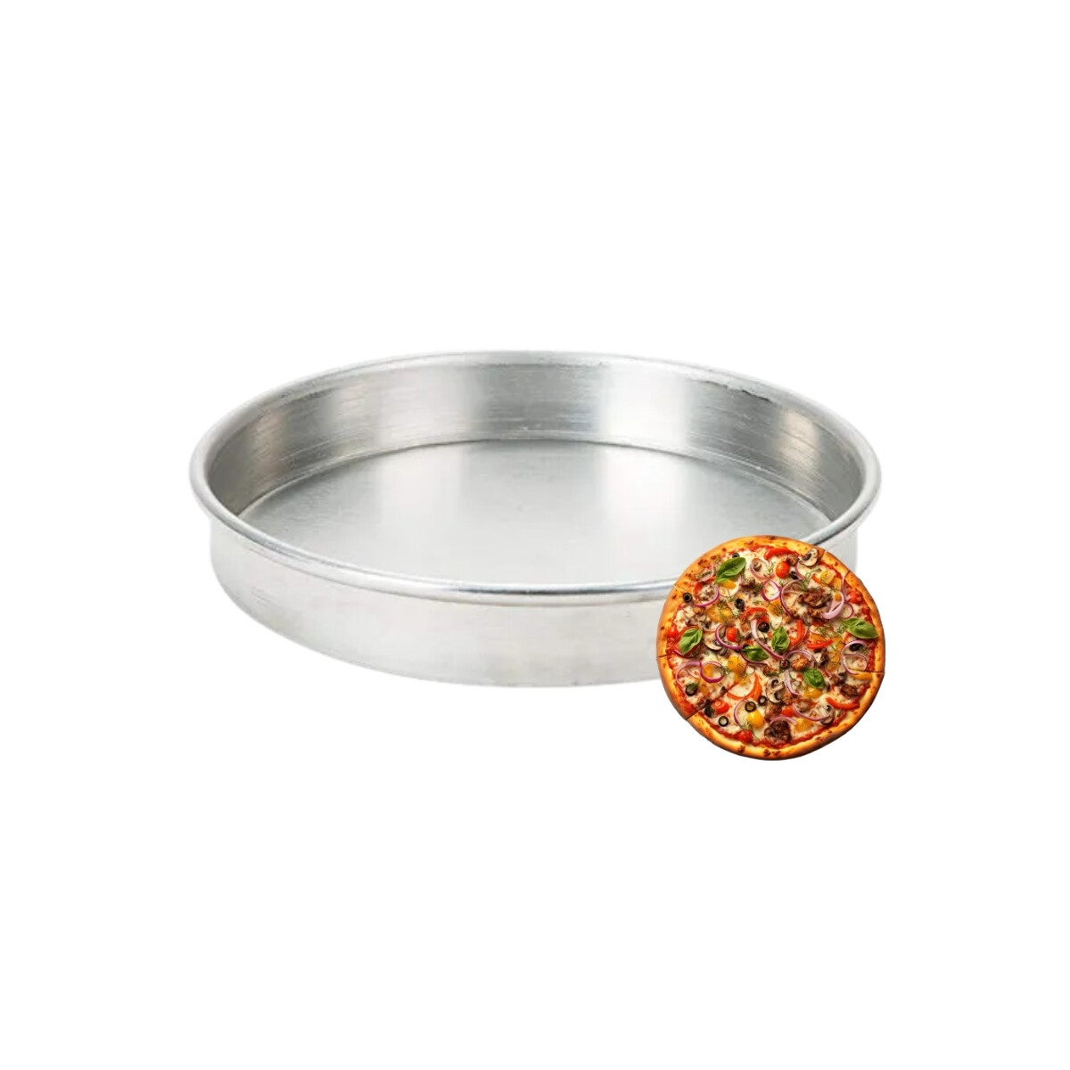 Pizzera Tartera Desmontable de Aluminio 32 cm 