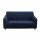 Funda Para Sofá 2 Cuerpos Cubre Sillón Lavable Azul Oscuro