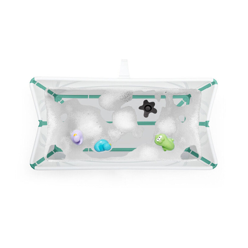 Bañito Plegable Flexi bath stokke Blanco / Aqua