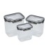 Set De 3 Contenedores Recipientes Heladera Microondas Cocina Set De 3 Contenedores Recipientes Heladera Microondas Cocina