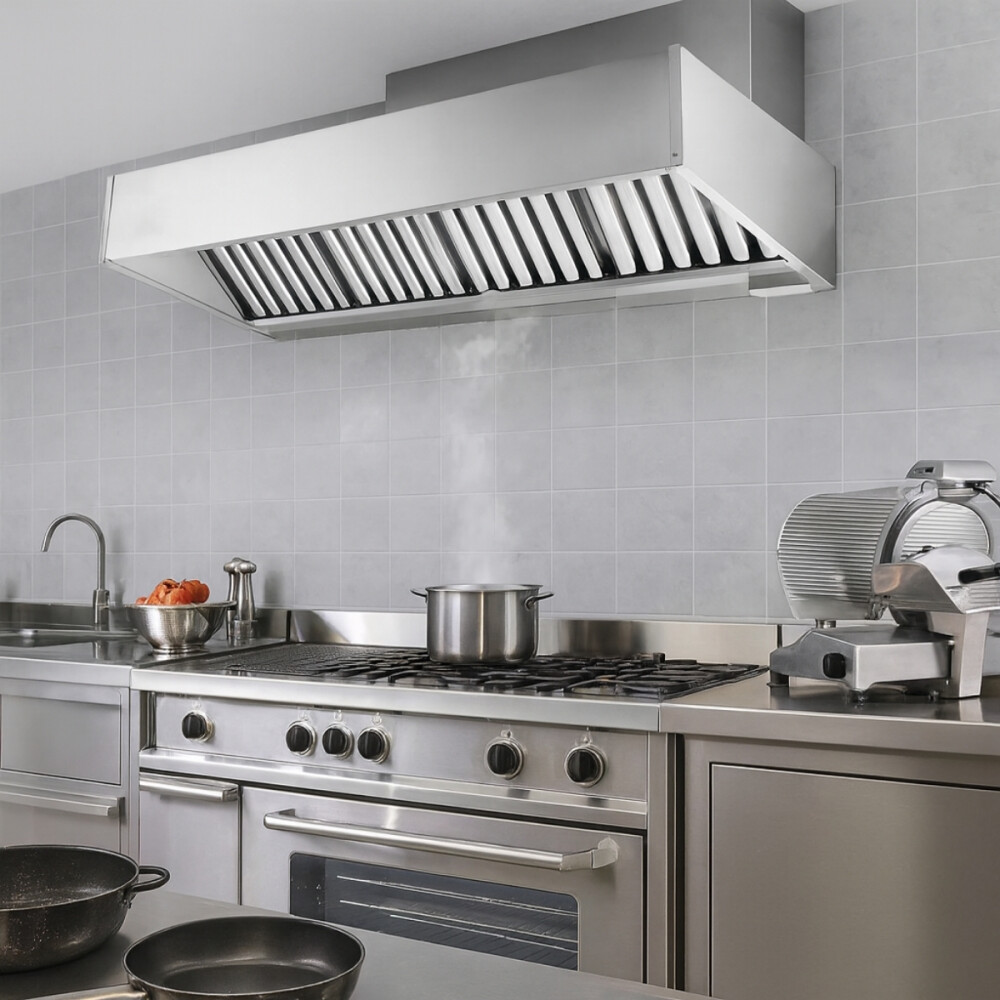 Campana Mural con Filtro 250x93x32 cm Acero Inoxidable Campana Mural con Filtro 250x93x32 cm Acero Inoxidable