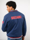 Campera Bomber Vent Nacional Hombre Azul Marino