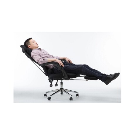 Silla Ejecutiva Ergonómica Lumax Modelo Wynn con Apoyapies Negro