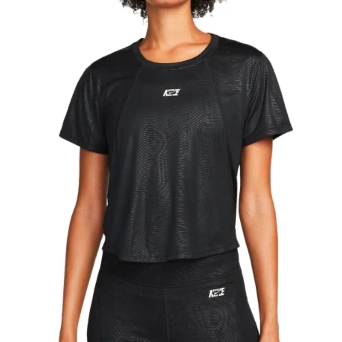 Remera Nike Training Dama Df IC One SS Top CE Aop - S/C 