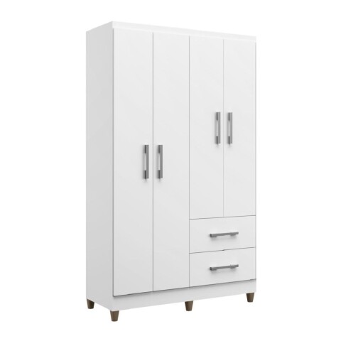 Ropero 4 Puertas 2 Cajones Fortaleza Blanco Ropero 4 Puertas 2 Cajones Fortaleza Blanco