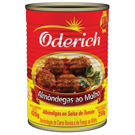 ALBONDIGAS EN SALSA ODERICH 420 GR ALBONDIGAS EN SALSA ODERICH 420 GR