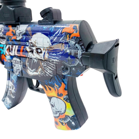 Pistola Hidrogel C/laser Semi Automática 5000 Balines Skull