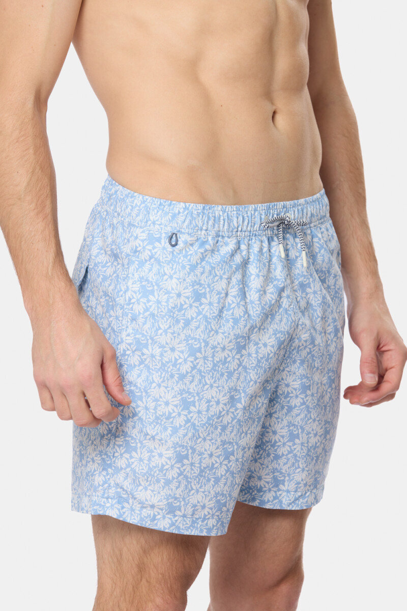 SHORT DE BAÑO ESTAMPADO - Piedra 