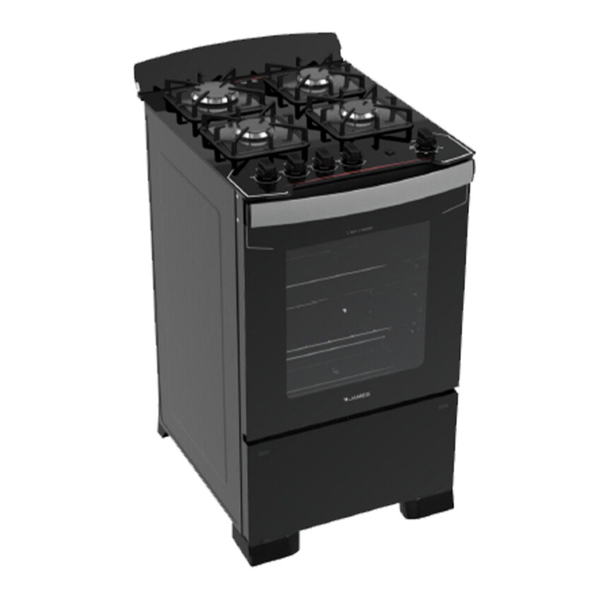Cocina James 4H C 804 negra Cocina James 4H C 804 negra