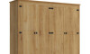 Ropero 4 puertas - Madera maciza - Linea mexicana Natural