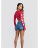 TOP ROJO Rojo