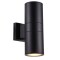 AEBC10XG Luminaria de Exterior Bidireccional Extra Grande Negro