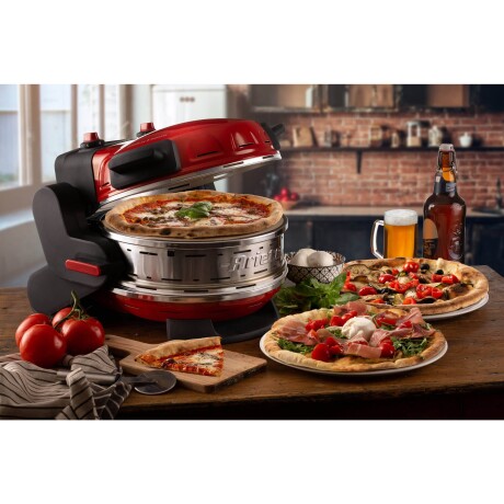 Horno Eléctrico para 2 Pizzas Ariete Rosso 001
