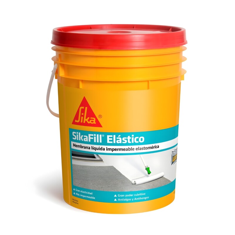 Membrana líquida impermeabilizante antihongos Sika SikaFill Elástico 20 Kg Membrana líquida impermeabilizante antihongos Sika SikaFill Elástico 20 Kg