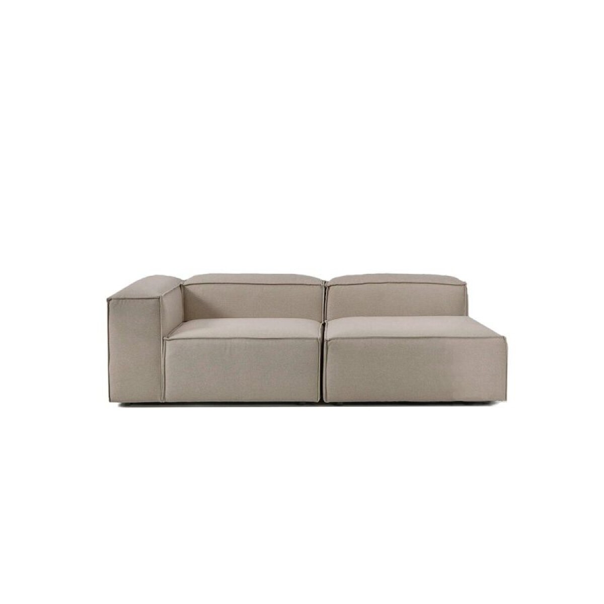 Sillón Nicole Esquinero Doble Izquierdo - Gris 