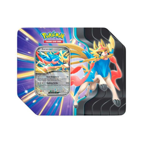 Pokémon Slashing Legends Tin - Zacian EX [Inglés] Pokémon Slashing Legends Tin - Zacian EX [Inglés]