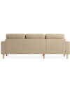 Sofá EGENSE con chaise longue tela arena Sofá EGENSE con chaise longue tela arena
