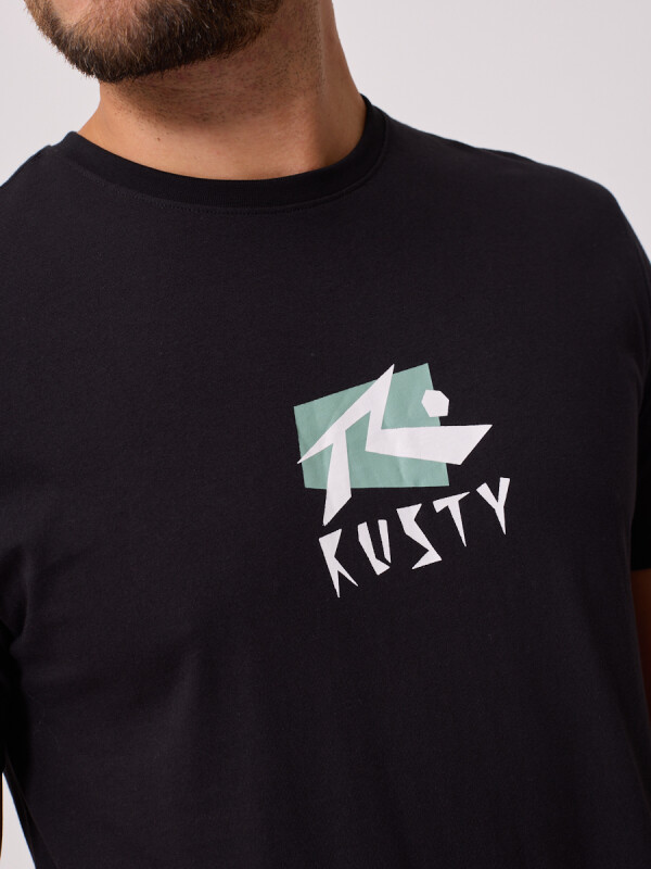 T-SHIRT TALINO RUSTY Negro