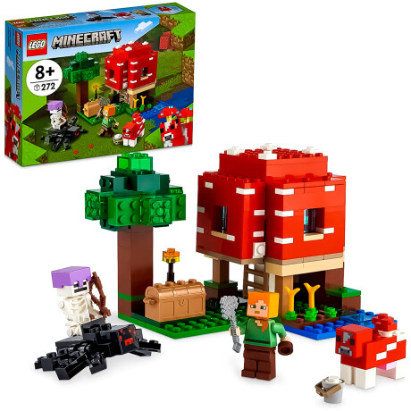 Lego Minecraft 21179 Juego La Casa Champiñón 272pcs Lego Minecraft 21179 Juego La Casa Champiñón 272pcs